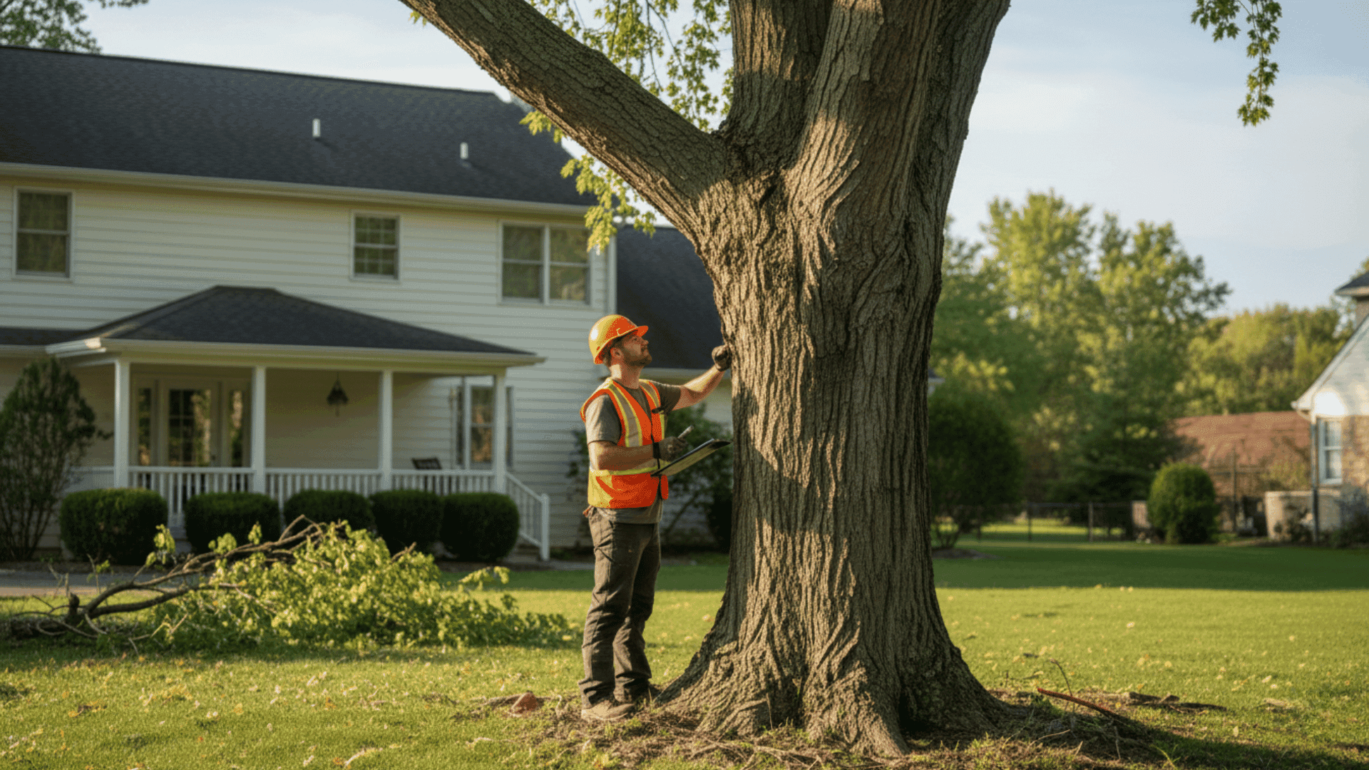 Tree service crew working in Buffalo NY
