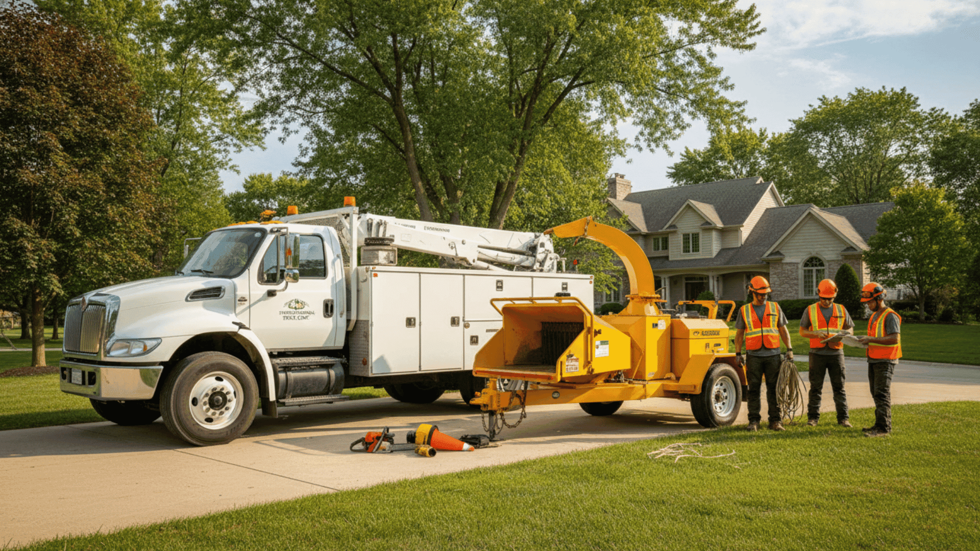 Tree removal in Buffalo NY — professional equipment and crew